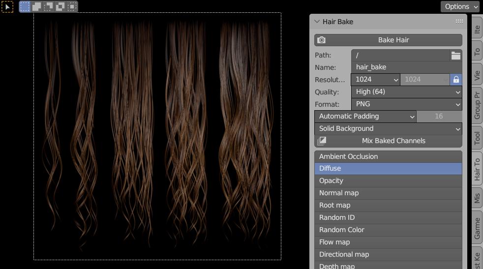 Texture Creation Hair Tool 2 Docs