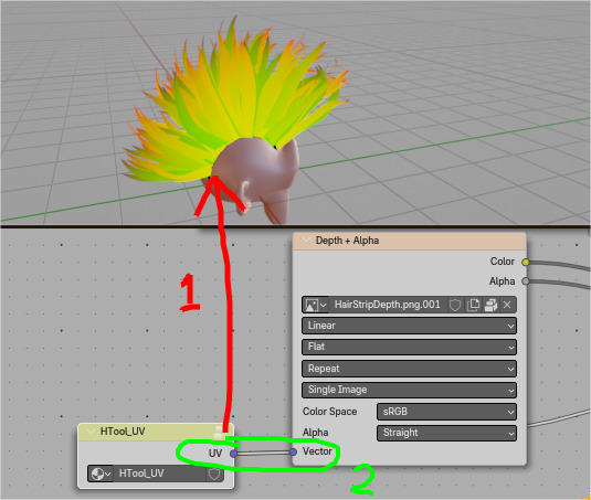 Correct material UV Setup