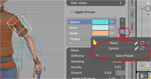 Jiggle Presets